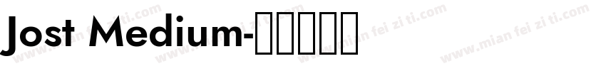 Jost Medium字体转换